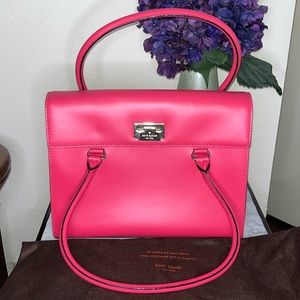 Kate Spade Sinclair Harwood Place Satchel Shoulder Bag in Zinniapink